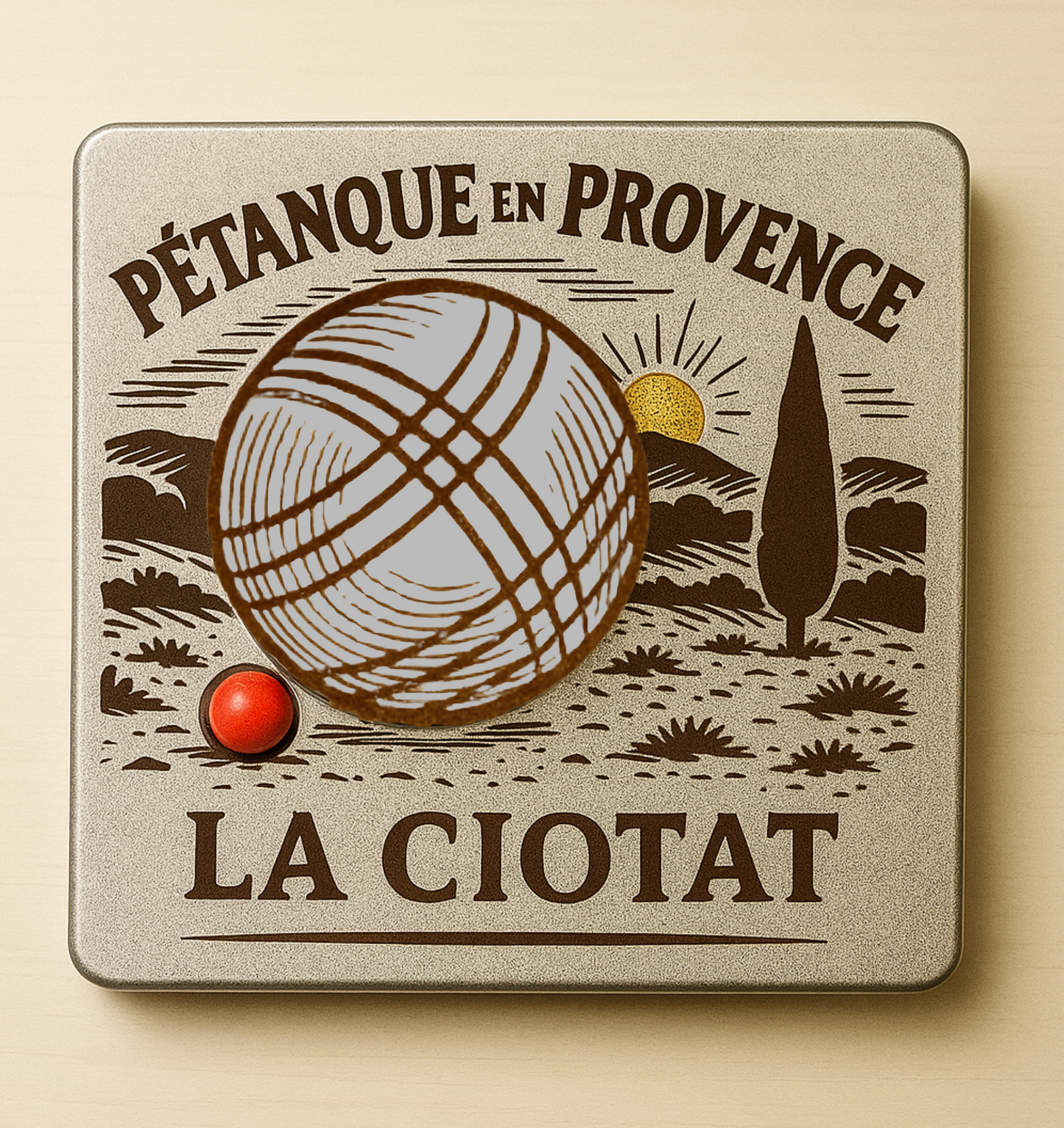 Magnet 2D - Pétanque en Provence