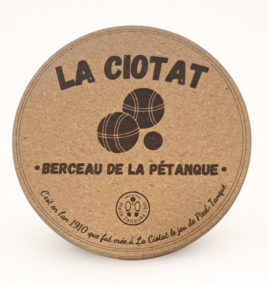Dessous de table gravé - Hommage jeu Pied Tanqué